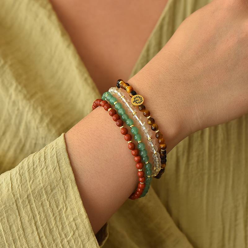 Tigerβs Eye & Green Aventurine 4-in-1 Bracelet | Success & Confidence