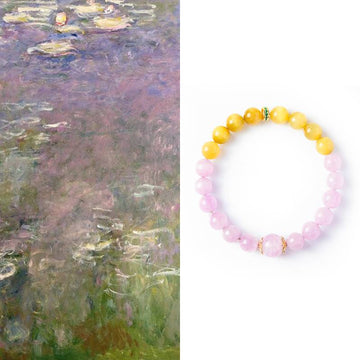 Calm & Confidence Crystal Bracelet – Lepidolite & Golden Tiger’s Eye 8–10 mm