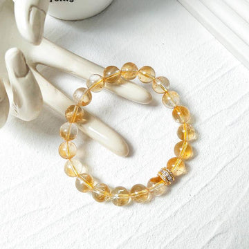 The Merchant's Bracelet - Natural Citrine for Wealth